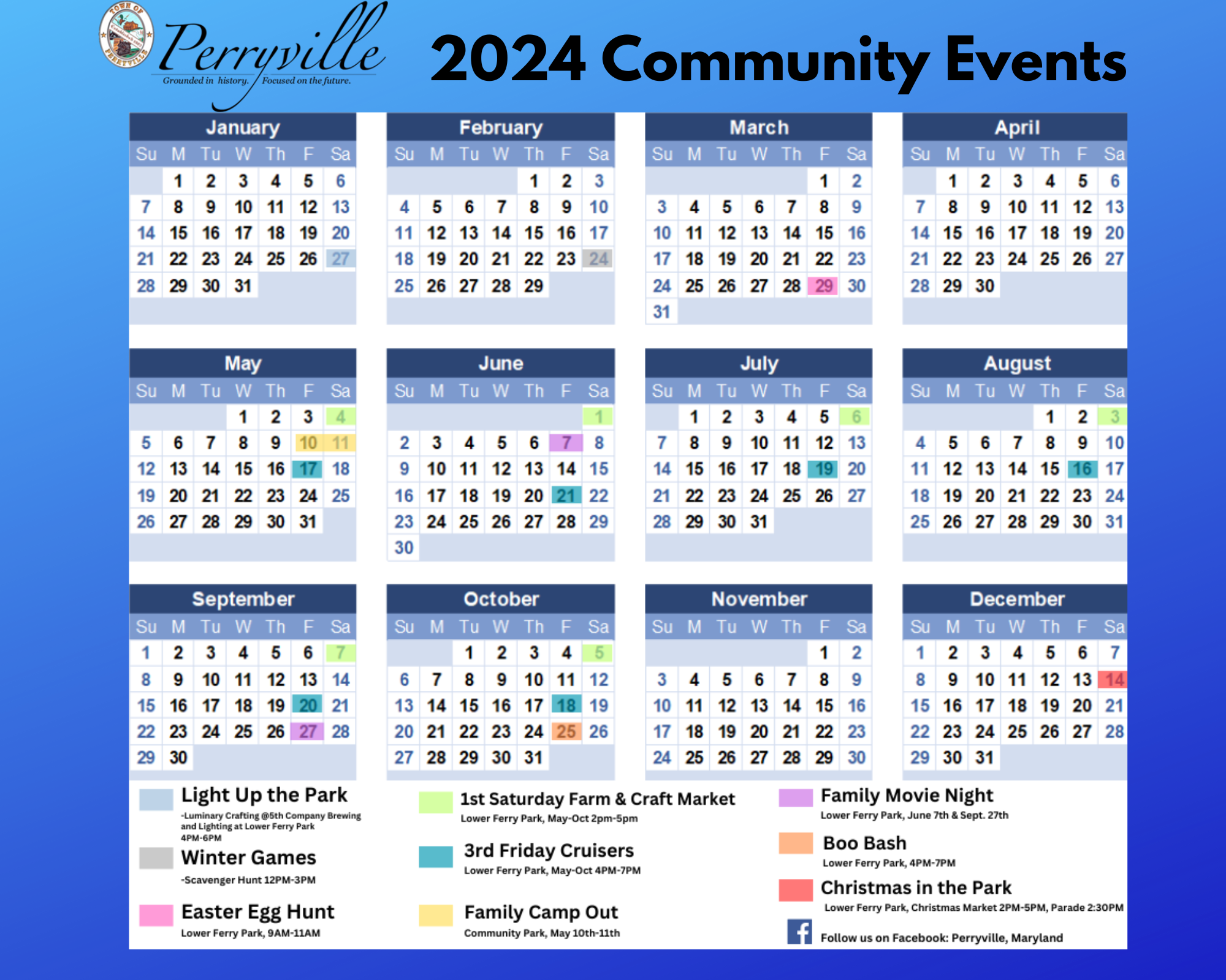 2024 Calendar of Events