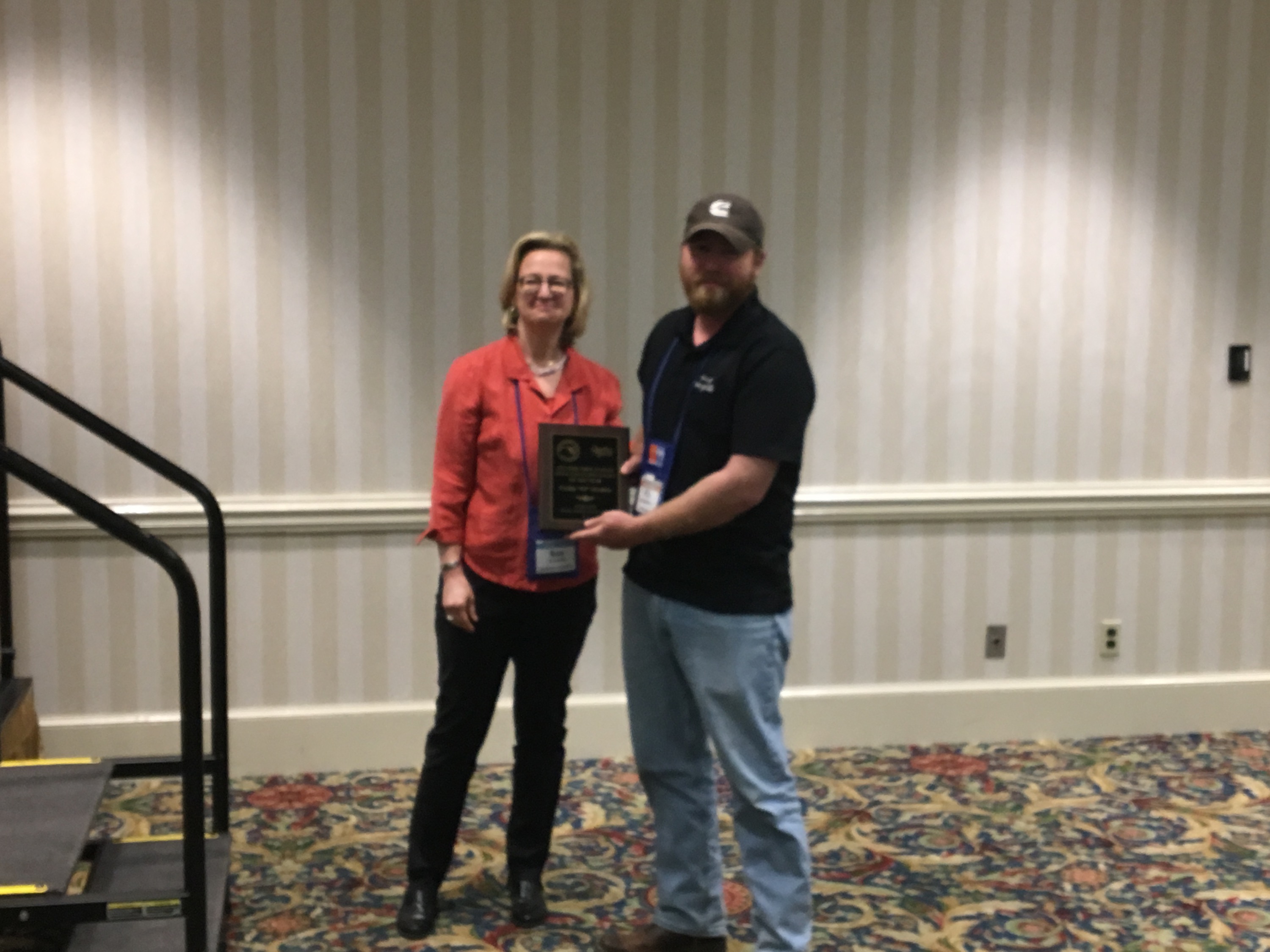 Phil Meekins, Jr. won Distribution Operator of the Year at the Maryland Rural Water Conference - Congratulations Phil!