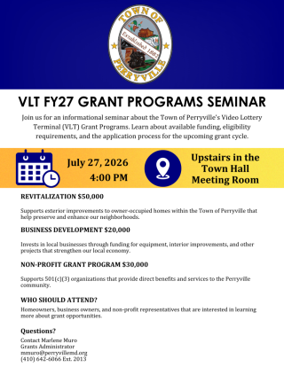 VLT FY27 GRANT PROGRAMS SEMINAR