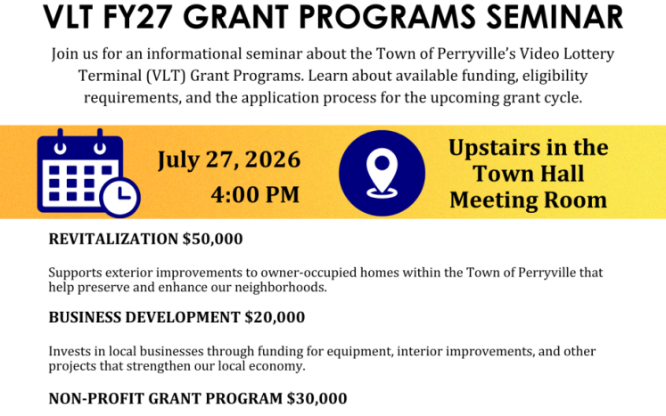 VLT FY27 GRANT PROGRAMS SEMINAR