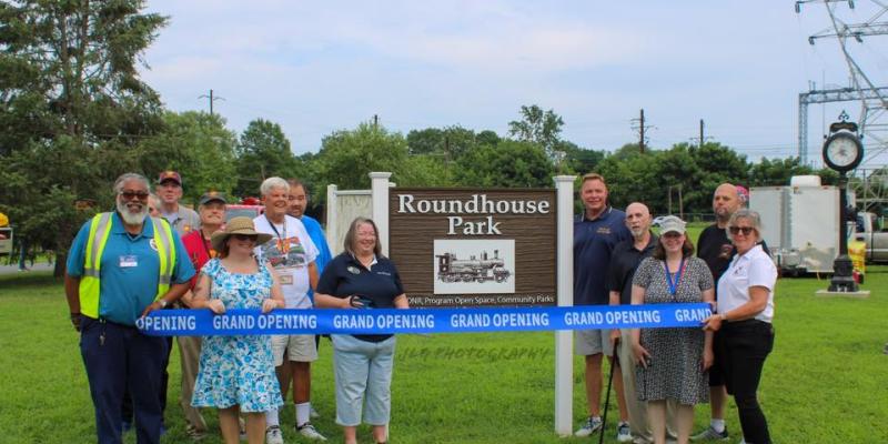 Roundhouse Park Ribbon Cutting 2025 Roundhouse Park Ribbon Cutting 2025