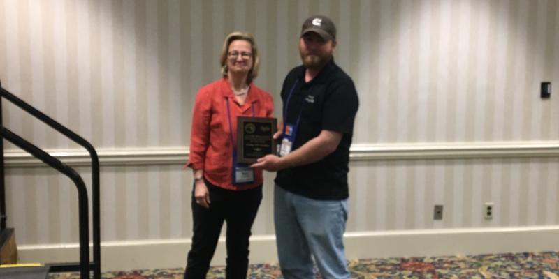 Phil Meekins, Jr. won Distribution Operator of the Year at the Maryland Rural Water Conference - Congratulations Phil!